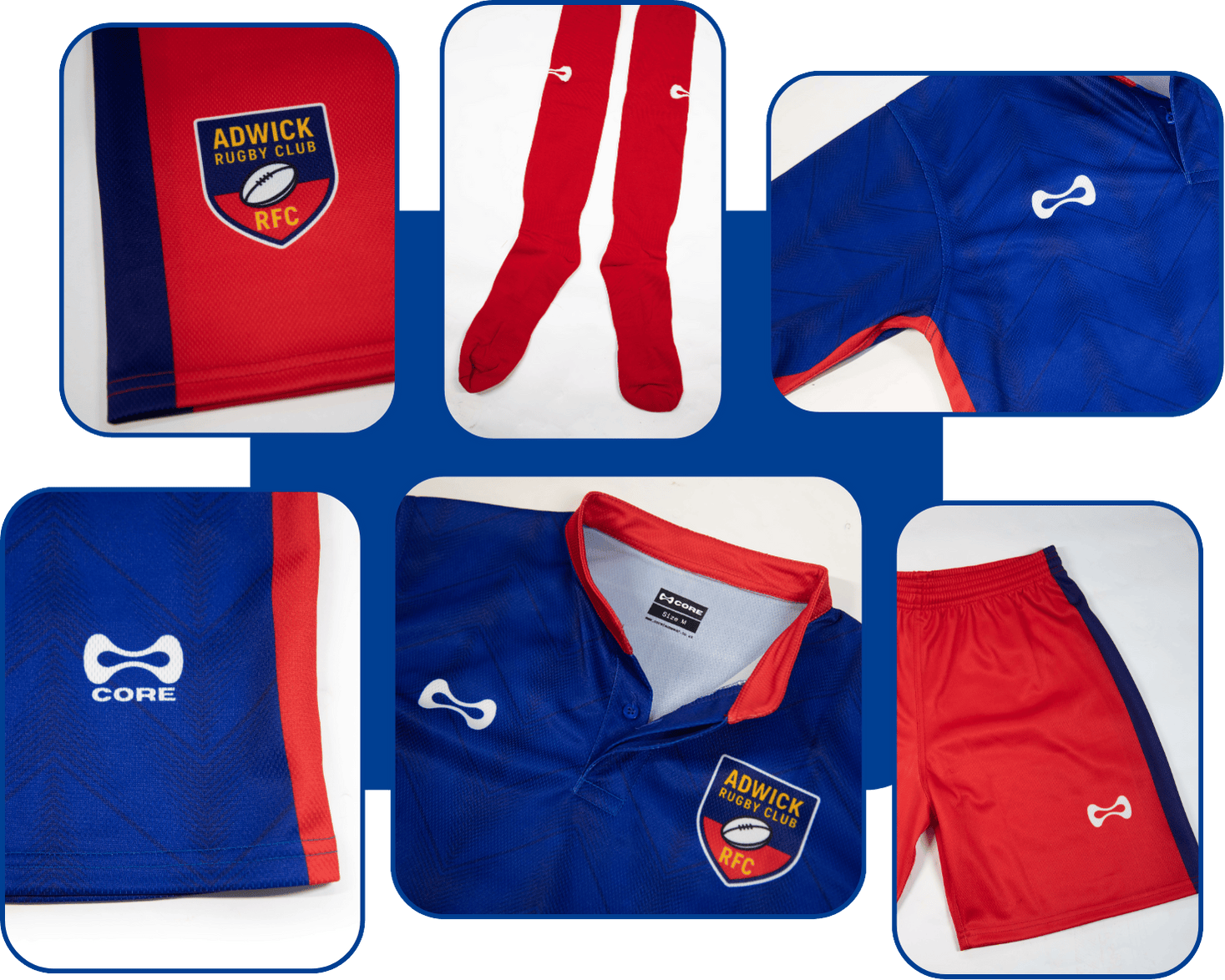 Rugby Playing Kits detail