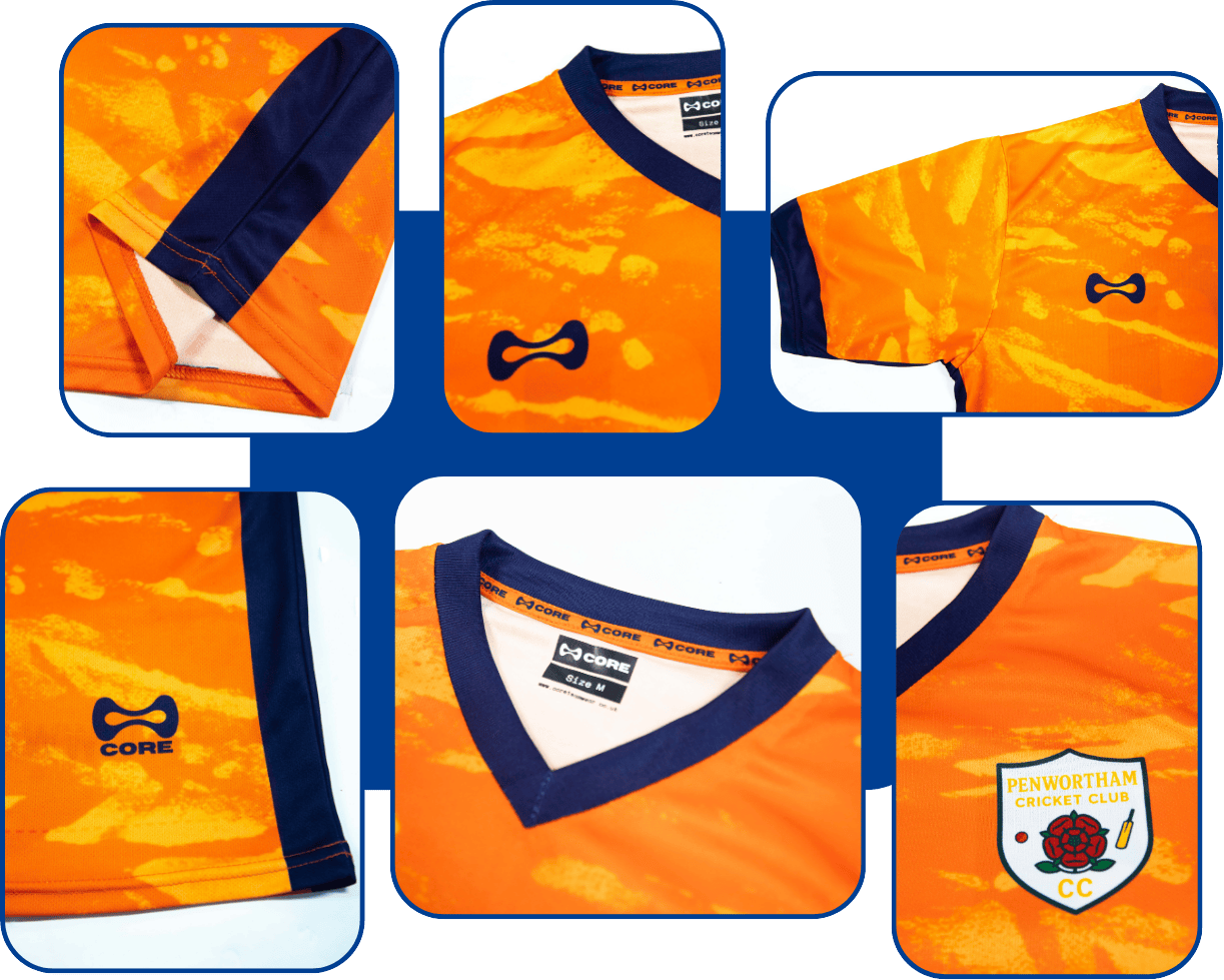 T20 Cricket Shirts detail